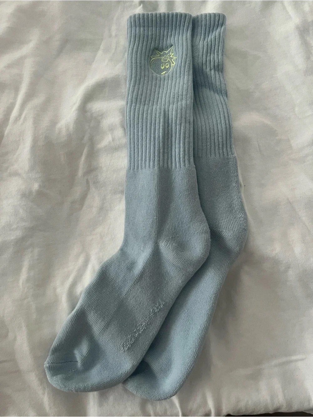 NWOT The Hundreds Light Blue Men's Crew Socks - Soft Cotton Blend